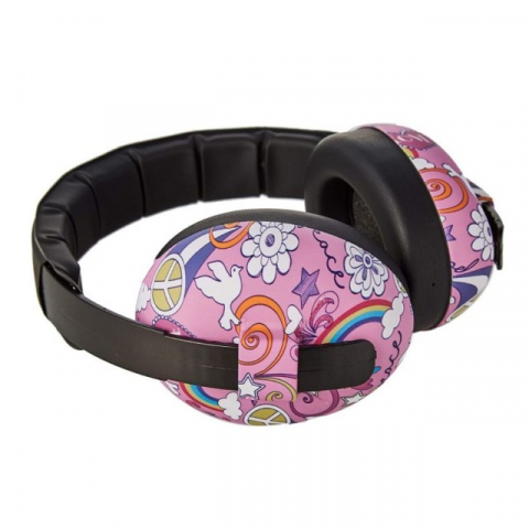 Pachet Combo, Casti Antifonice Banz copii + Ochelari de Soare Protectie UV, 3 - 36 luni, Peace [8]