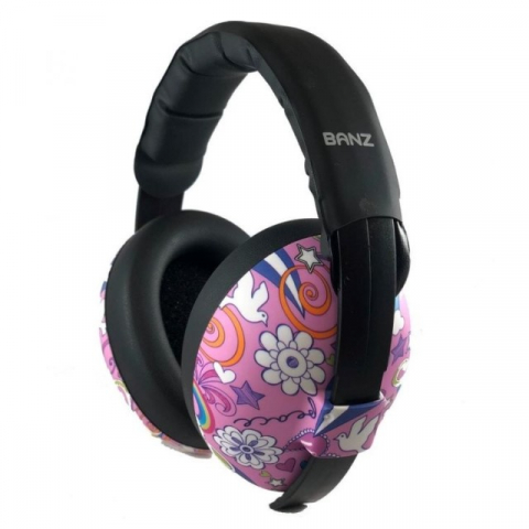 Pachet Combo, Casti Antifonice Banz copii + Ochelari de Soare Protectie UV, 3 - 36 luni, Peace [2]
