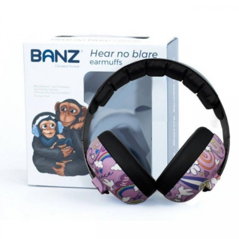 Pachet Combo, Casti Antifonice Banz copii + Ochelari de Soare Protectie UV, 3 - 36 luni, Peace [11]