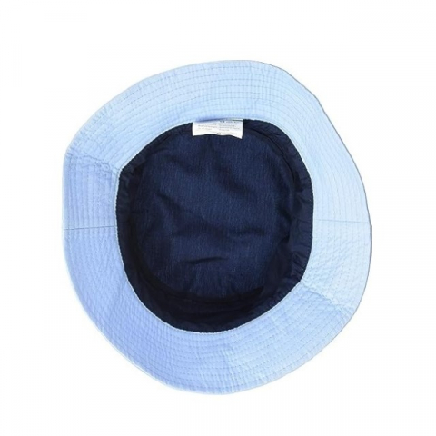 Palarii de soare copii - Palarie Copii Bucket, Protectie Soare UPF50+, Chambray Blue, 2 - 4 ani