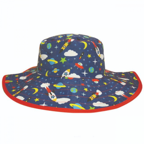 Palarie bebelusi reversibila pentru protectie solara UPF50+, Space, 0-2 ani [4]