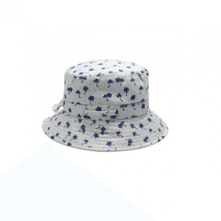 Palarie Copii Bucket, Protectie Soare UPF50+, Light Palm Tree, 2 - 4 ani [3]