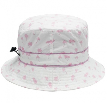 Palarie Copii Bucket, Protectie Soare UPF50+, White Palm Tree, Diverse marimi [3]