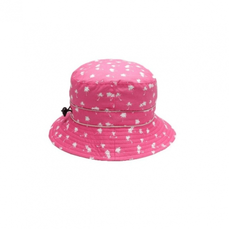Palarie Bebelusi Bucket, Protectie Solara UPF50+, Magenta Palm Tree, 6 - 24 luni [4]