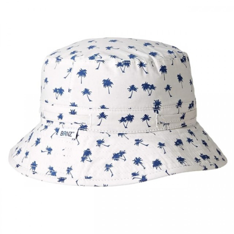 Palarie Copii Bucket, Protectie Soare UPF50+, Light Palm Tree, 2 - 4 ani [2]