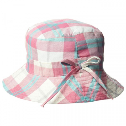 Palarii de soare copii - Palarie Copii Bucket, Protectie Soare UPF50+, White Check, Diverse marimi