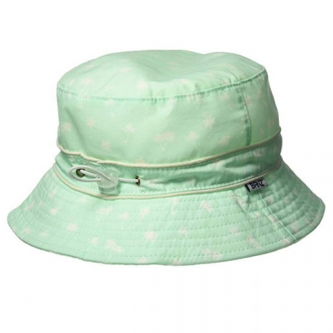 Palarii de soare copii - Palarie Copii Bucket, Protectie Solara UPF50+, Mint Palm Tree, Diverse marimi