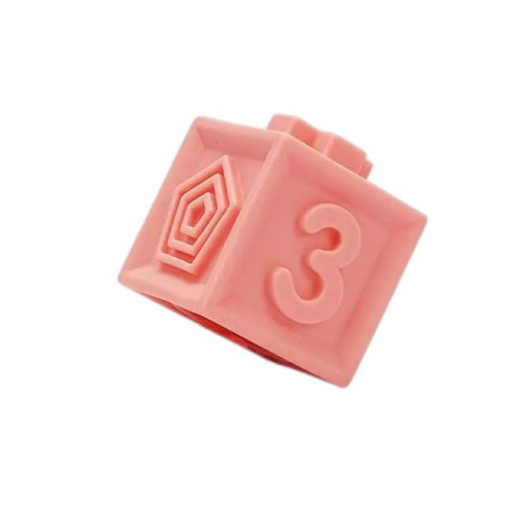 Set 4 cuburi de construit pentru copii, jucarie educationala colorata, Empria, cifre si forme [8]