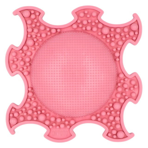 Set mini-puzzle, joc de coordonare maini si picioare, 12 piese, Multicolor [12]