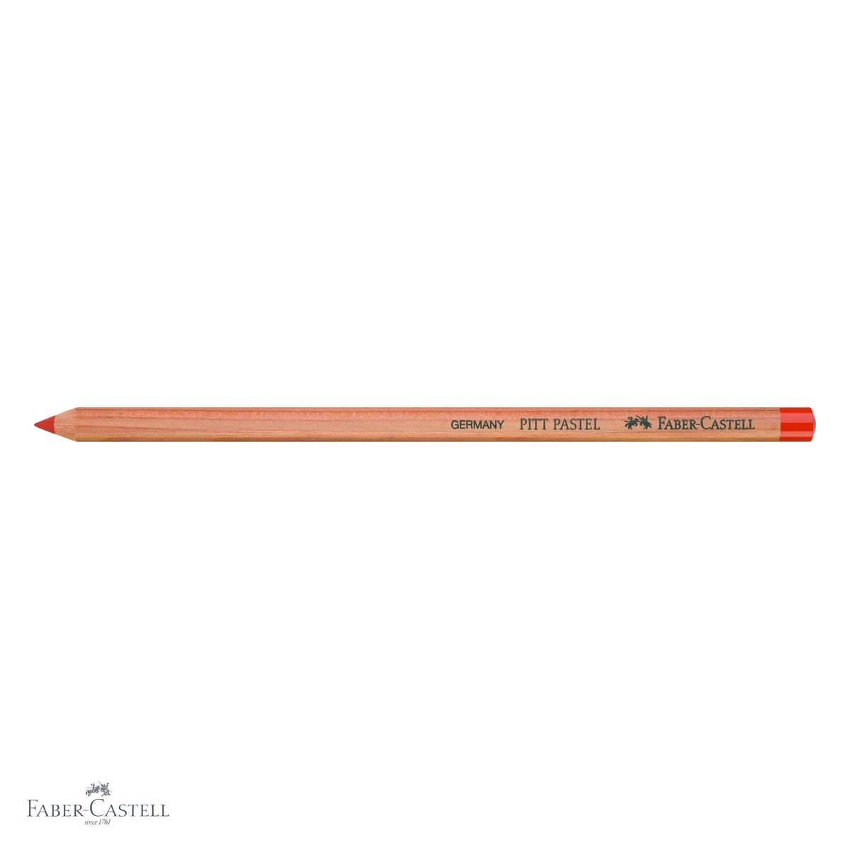 Creion pastel Pitt Faber-Castell, rosu scarlet, pe baza de ulei, pentru contururi si detalii fine [4]