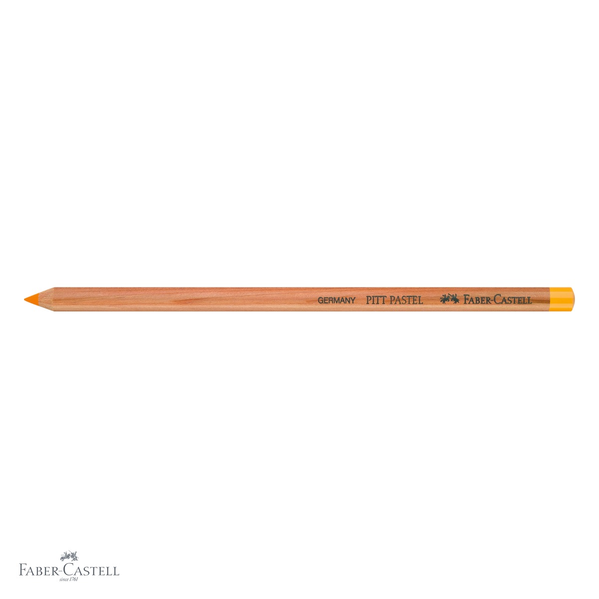 Creion pastel uleios Faber-Castell Pitt Galben Crom Deschis, pigmenti de calitate superioara, pentru detalii fine si contururi [4]