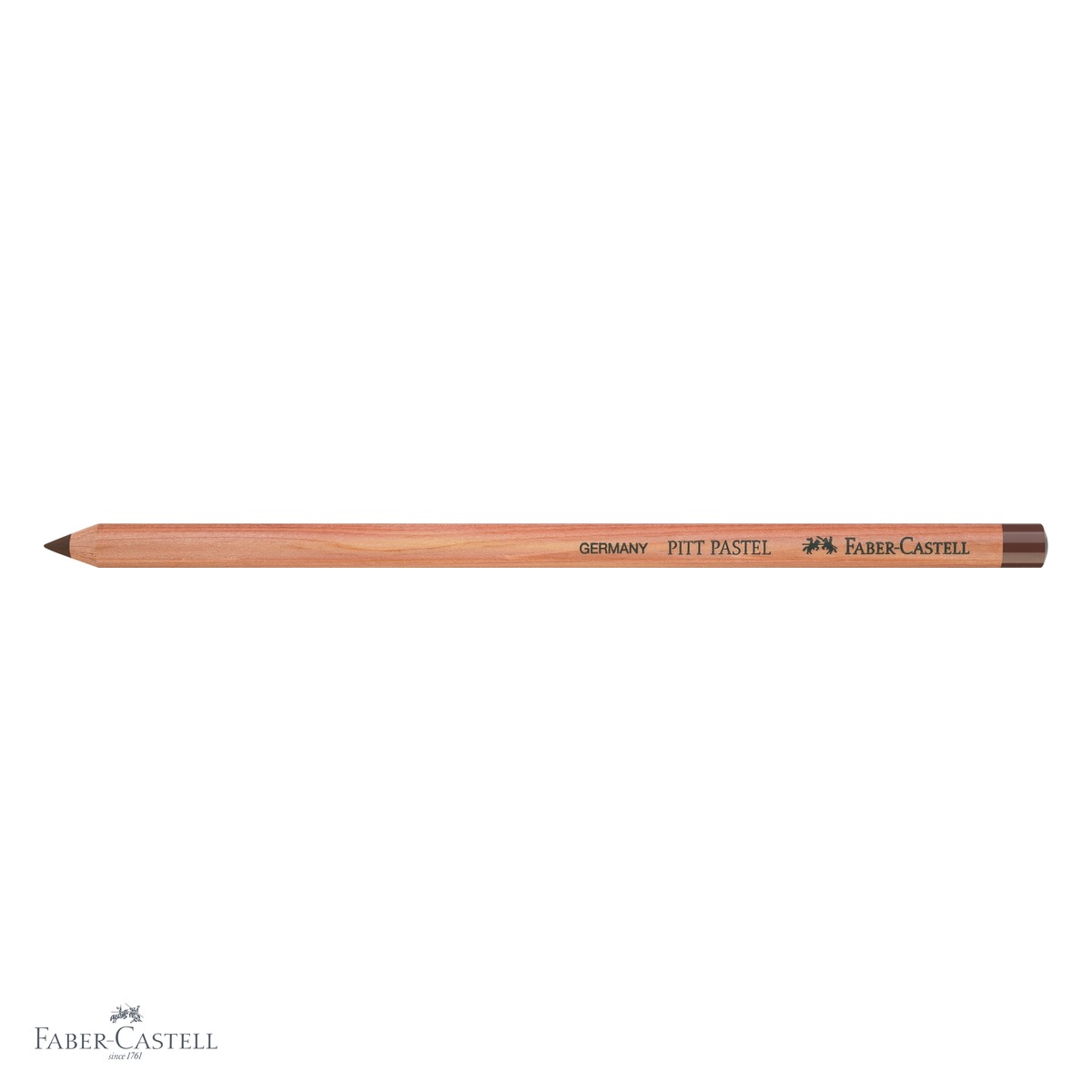 Creion pastel Faber-Castell Pitt, maro Van Dyck, pe baza de ulei, pentru contururi si detalii fine [4]