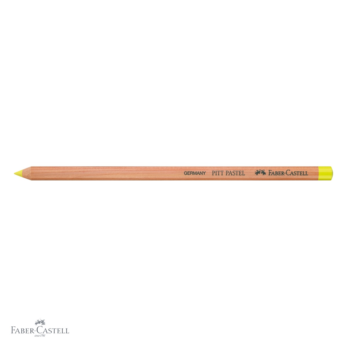 Creion pastel pe baza de ulei Faber-Castell Pitt, galben deschis glazurat, pentru detalii fine si contururi [4]