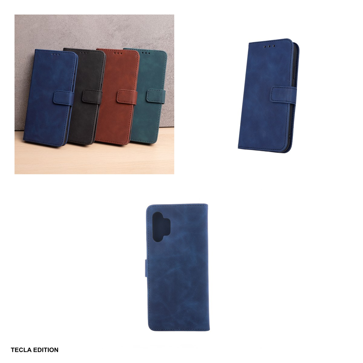 Husa Smart Velvet pentru Xiaomi Redmi Note 14 Pro Plus 5G, Redmi Note 14 Pro 5G, tip carte, Albastru [4]