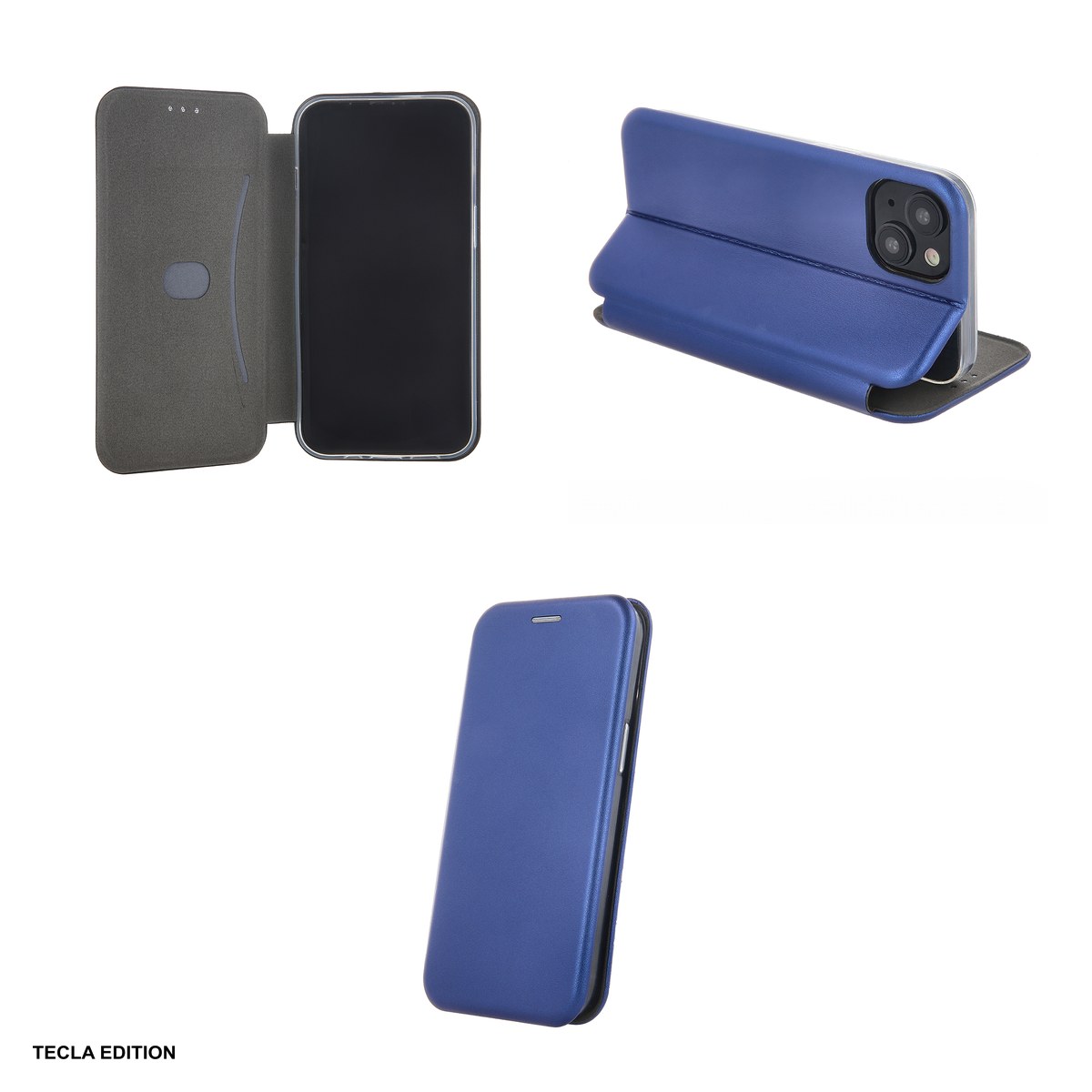 Husa Smart Diva pentru Samsung Galaxy A06 5G, tip carte cu inchidere magnetica, Albastru [5]