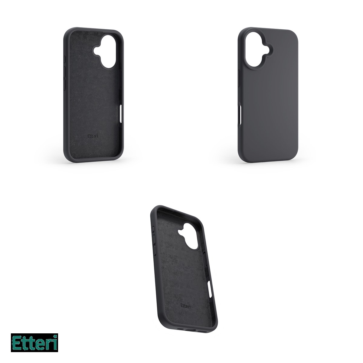Husa Etteri Silicone pentru Xiaomi Redmi 15C Global, Carcasa, Negru [4]