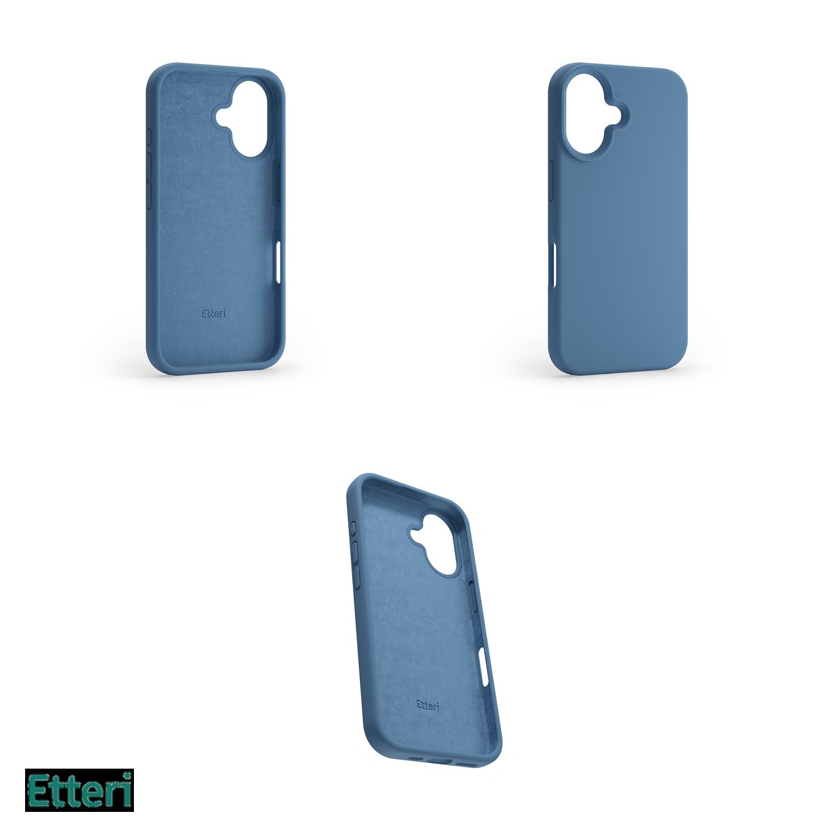 Husa Etteri Silicone pentru Xiaomi Redmi 15C Global, Carcasa, Albastru [4]