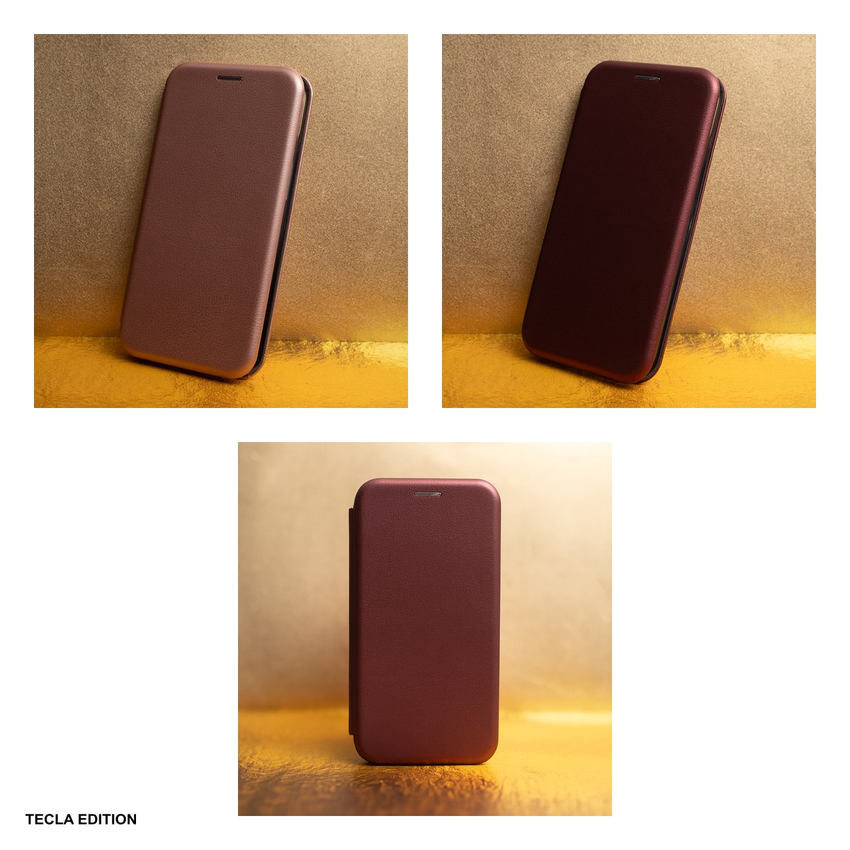 Husa Smart Diva pentru Xiaomi Redmi 15 5G, Redmi 15 4G EU, tip carte cu inchidere magnetica, Visiniu [6]