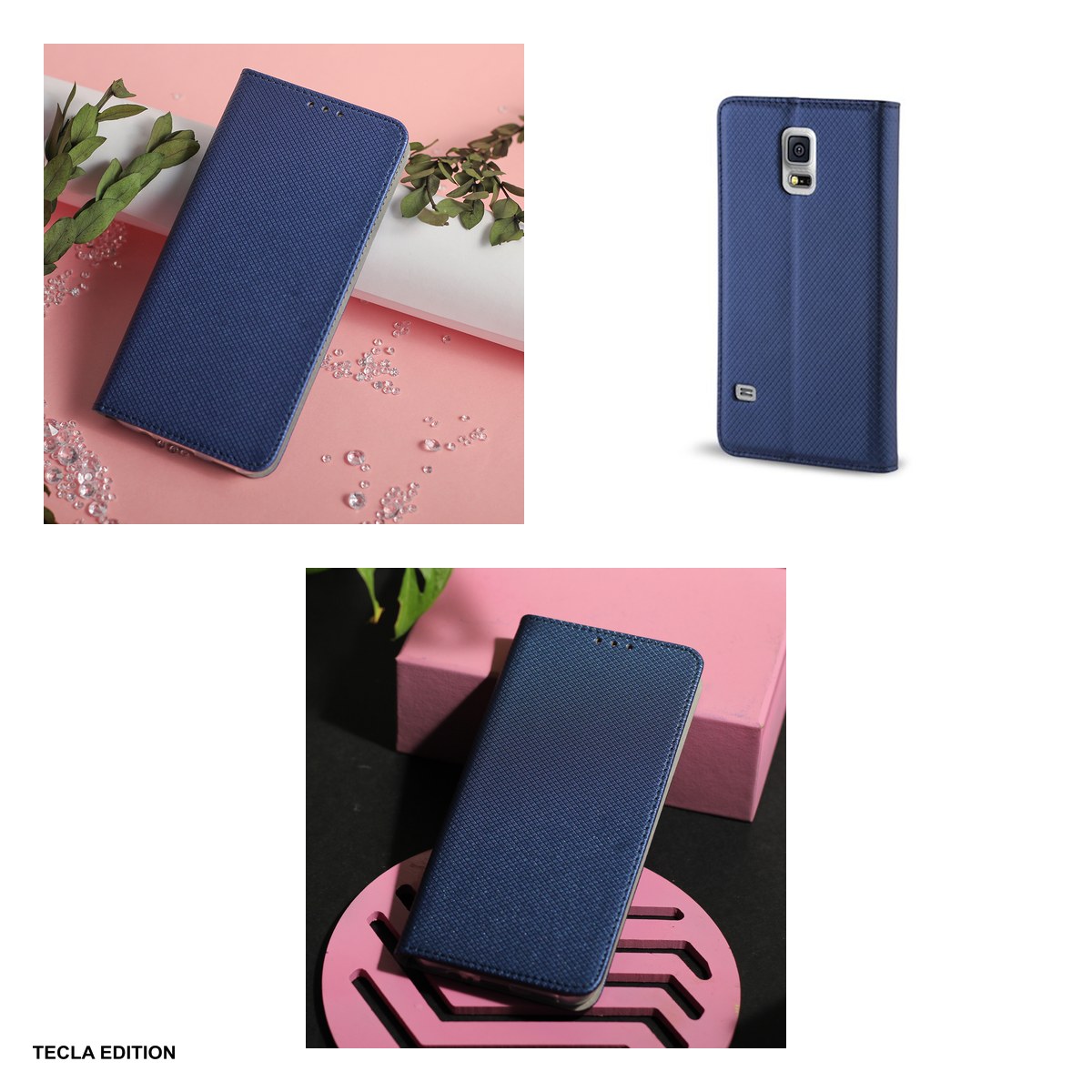 Husa Smart Magnet pentru Xiaomi Redmi 15 5G, Redmi 15 4G EU, tip carte cu inchidere magnetica, Albastru [4]