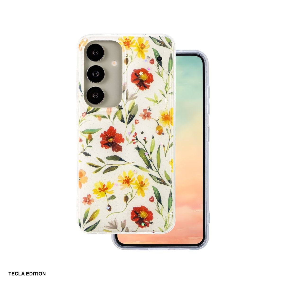 Huse si protectii pentru Samsung Galaxy S25 - Husa Glow Glam pentru Samsung Galaxy S25, Carcasa, Alb