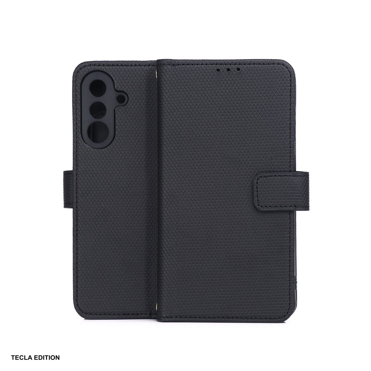 Husa Smart Triangle pentru Samsung Galaxy A36 5G, Galaxy A56 5G, tip carte, Negru [1]