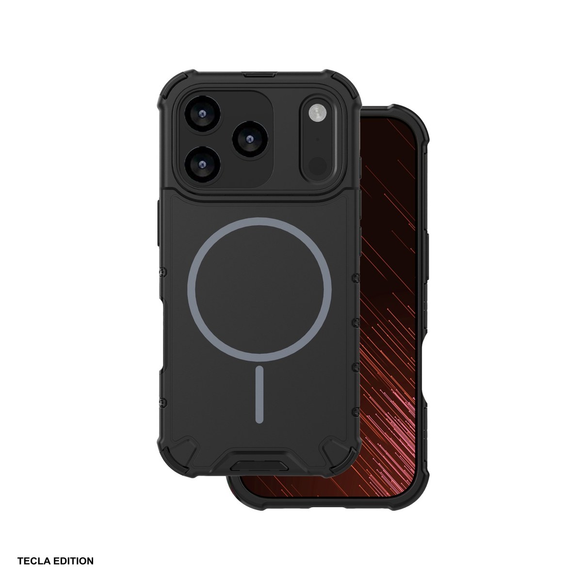 Huse si protectii smartphone - Husa Defender 2in1 Mag pentru Apple iPhone 17 Pro, Carcasa magnetica, Negru