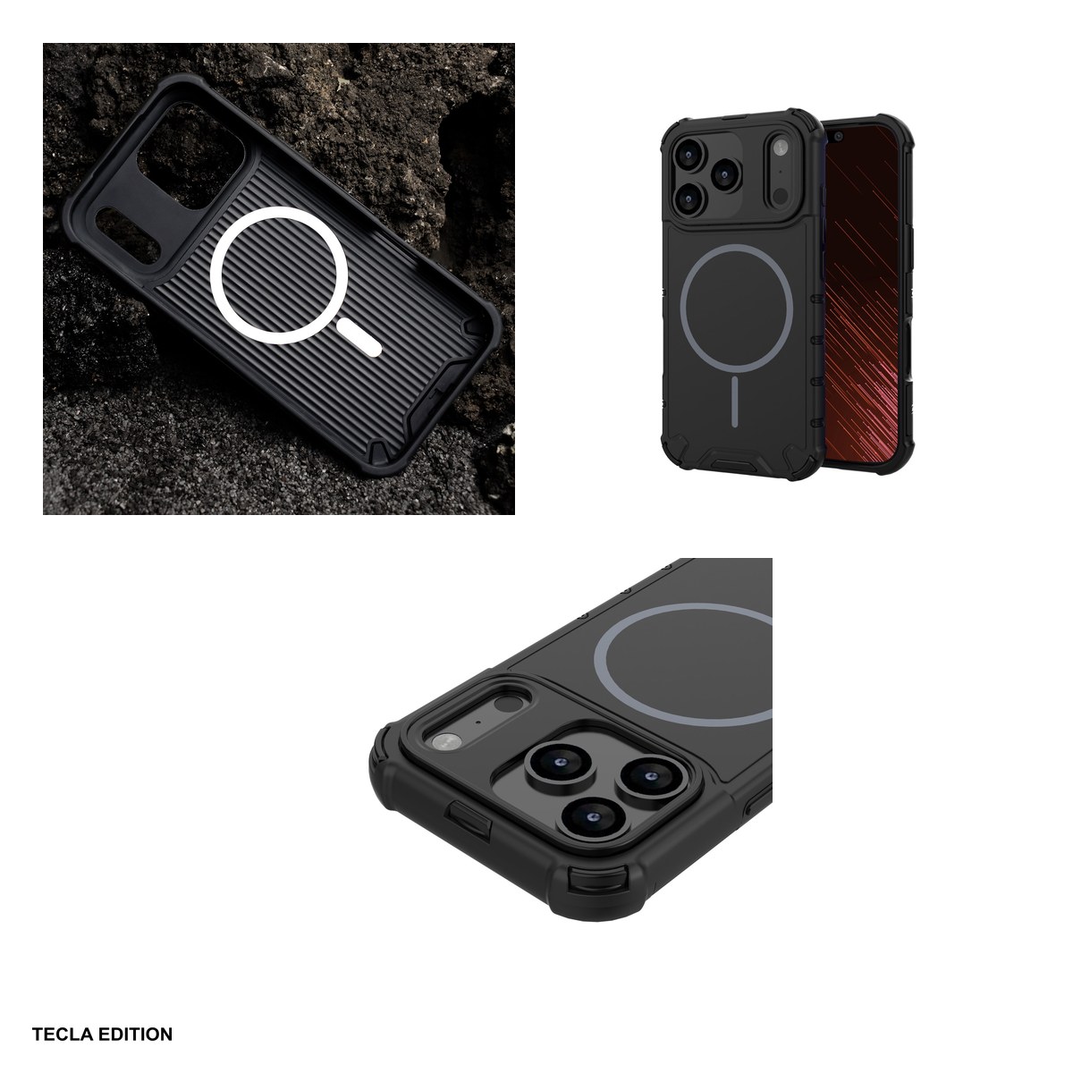 Husa Defender 2in1 Mag pentru Apple iPhone 17 Pro, Carcasa magnetica, Negru [4]