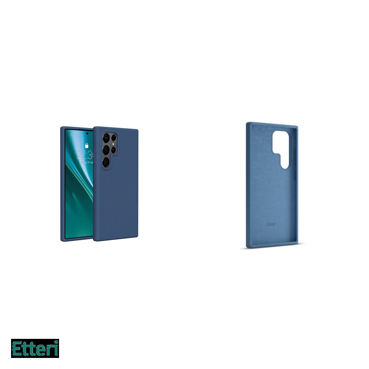 Husa Etteri Silicone Mag pentru Samsung Galaxy S26 Ultra, Carcasa magnetica, Albastru [5]