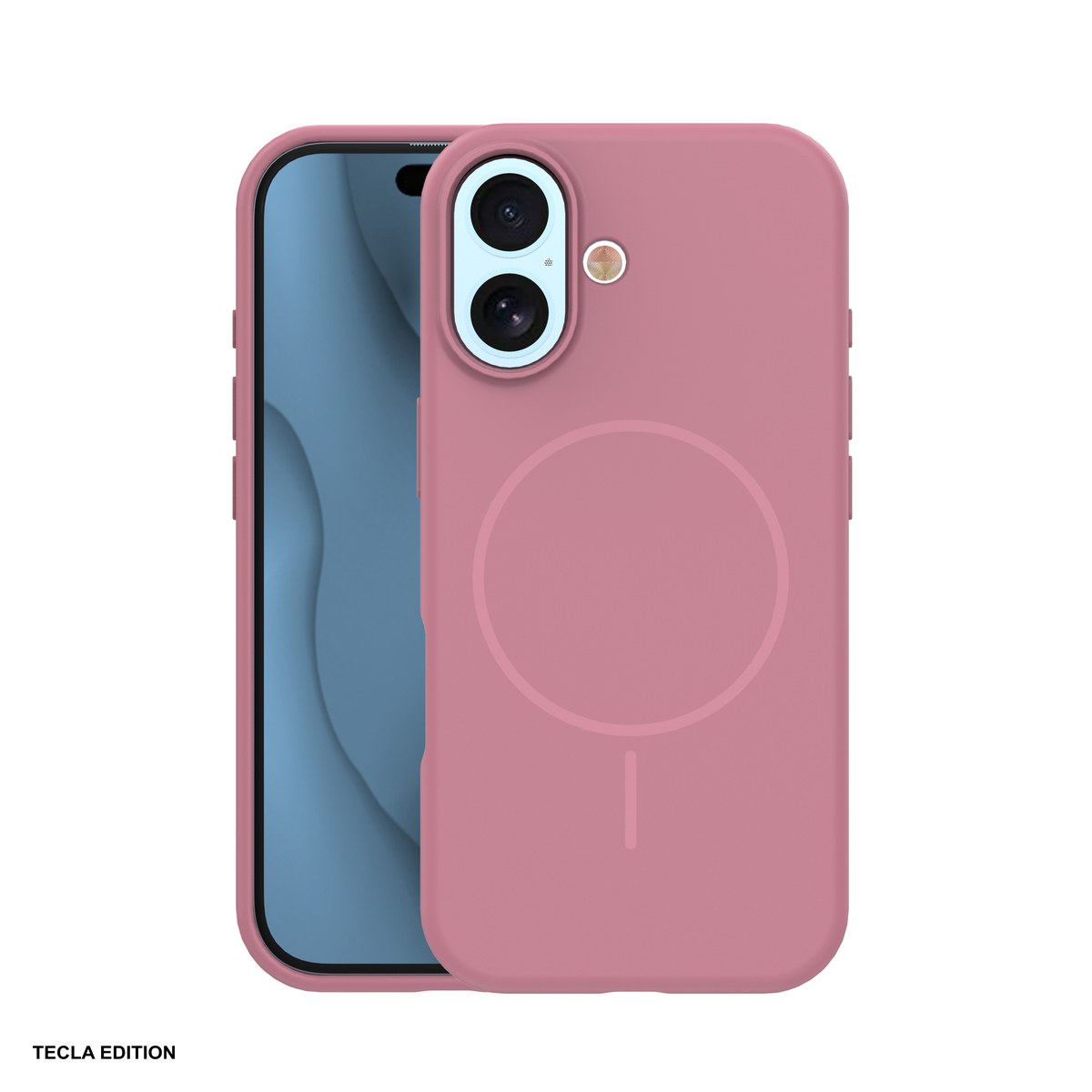 Huse si protectii smartphone - Husa Silicone Thin Mag pentru Apple iPhone 17, Carcasa magnetica, Roz