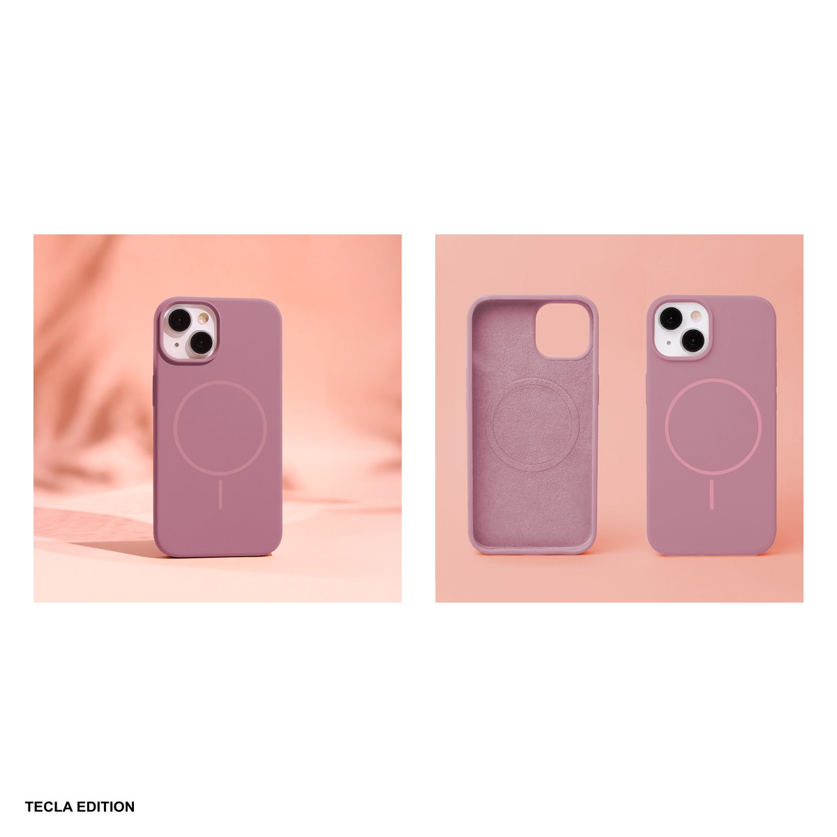 Husa Silicone Thin Mag pentru Apple iPhone 17, Carcasa magnetica, Roz [5]
