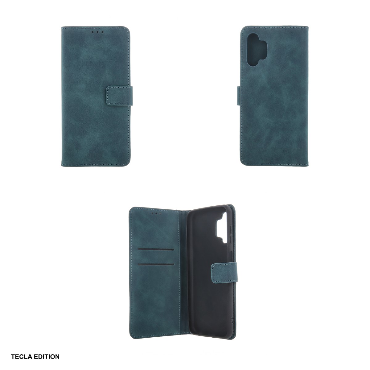 Husa Smart Velvet pentru Xiaomi Redmi A5 Global, tip carte cu inchidere magnetica, Verde [4]