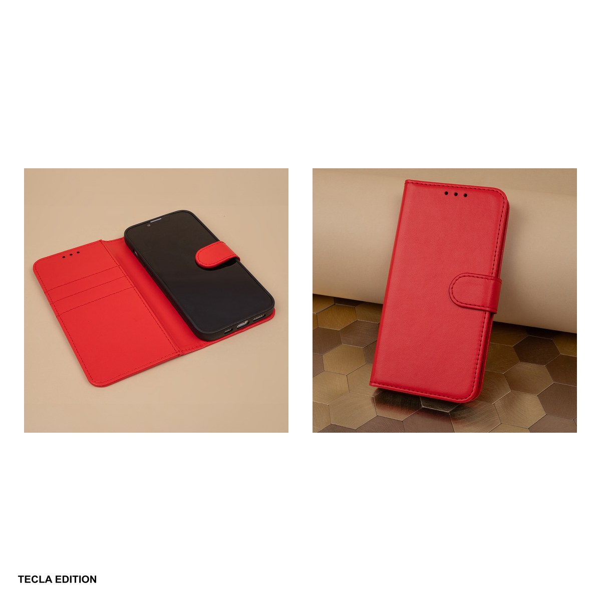 Husa Smart Classic pentru Honor 400 Smart, tip carte cu inchidere magnetica, Rosu [5]