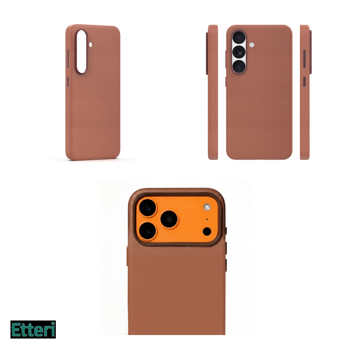 Husa Etteri Elegant Mag pentru Samsung Galaxy S26, Carcasa magnetica, Maro [4]