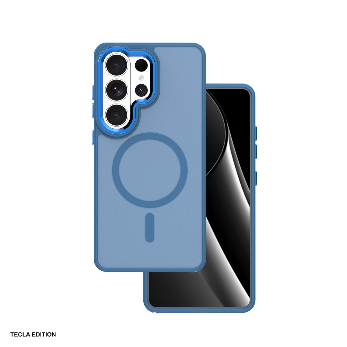 Huse si protectii pentru Samsung Galaxy S26 Ultra - Husa Frozen Mag pentru Samsung Galaxy S26 Ultra, Carcasa magnetica, Albastru