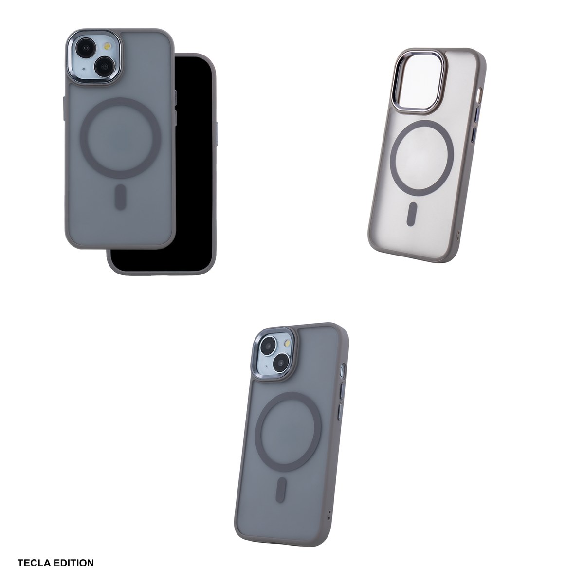 Husa Frozen Mag pentru Samsung Galaxy S26 Plus, Carcasa magnetica, Gri [4]