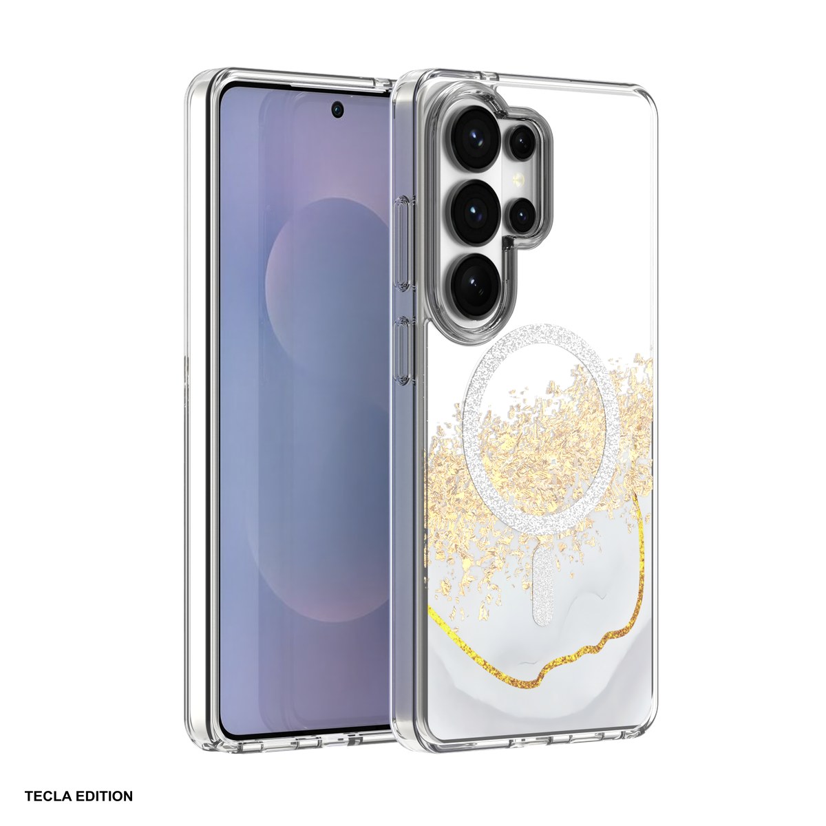 Husa Epoxy Mag pentru Samsung Galaxy S25 Ultra, Carcasa magnetica, Alb [1]