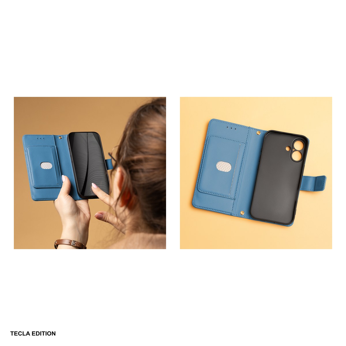 Husa Smart Triangle pentru Xiaomi Redmi Note 15 Pro Plus 5G, tip carte, Albastru [5]
