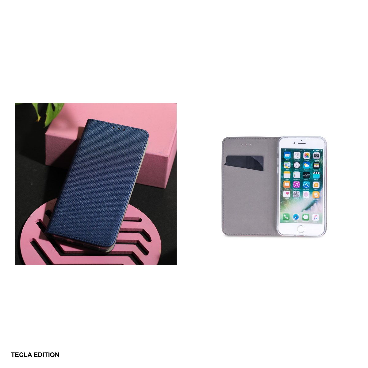 Husa Smart Magnet pentru Xiaomi 17, tip carte, Albastru [5]