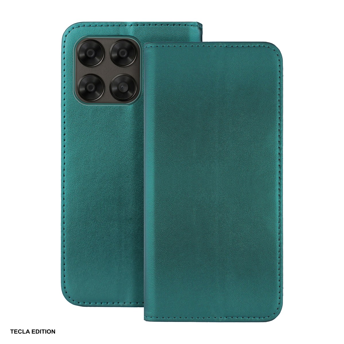 Husa Smart Magnetic pentru Motorola Moto G67 5G, tip carte cu inchidere magnetica, Verde [1]