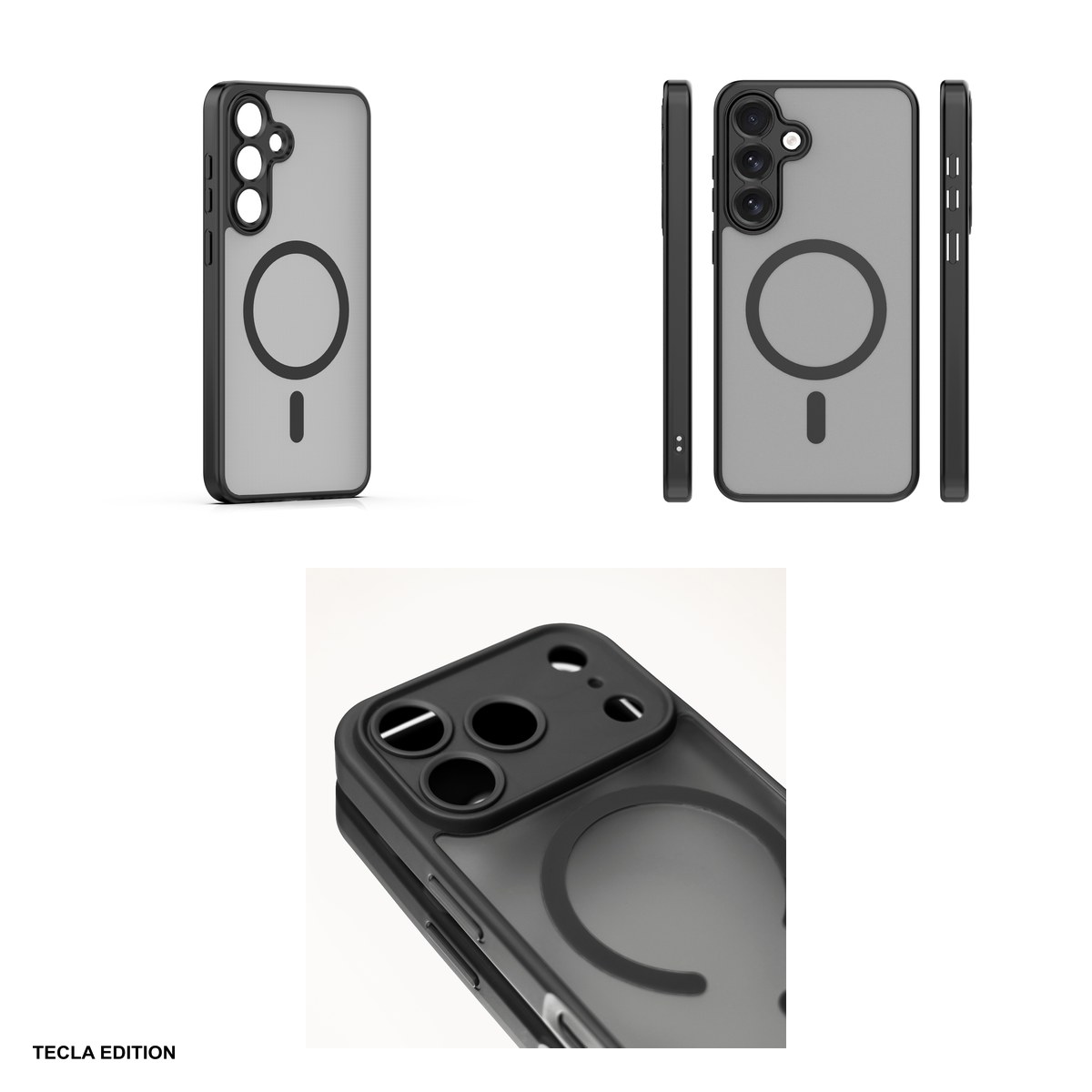 Husa Mag Matt camera pentru Samsung Galaxy S26, Carcasa magnetica, Negru [4]