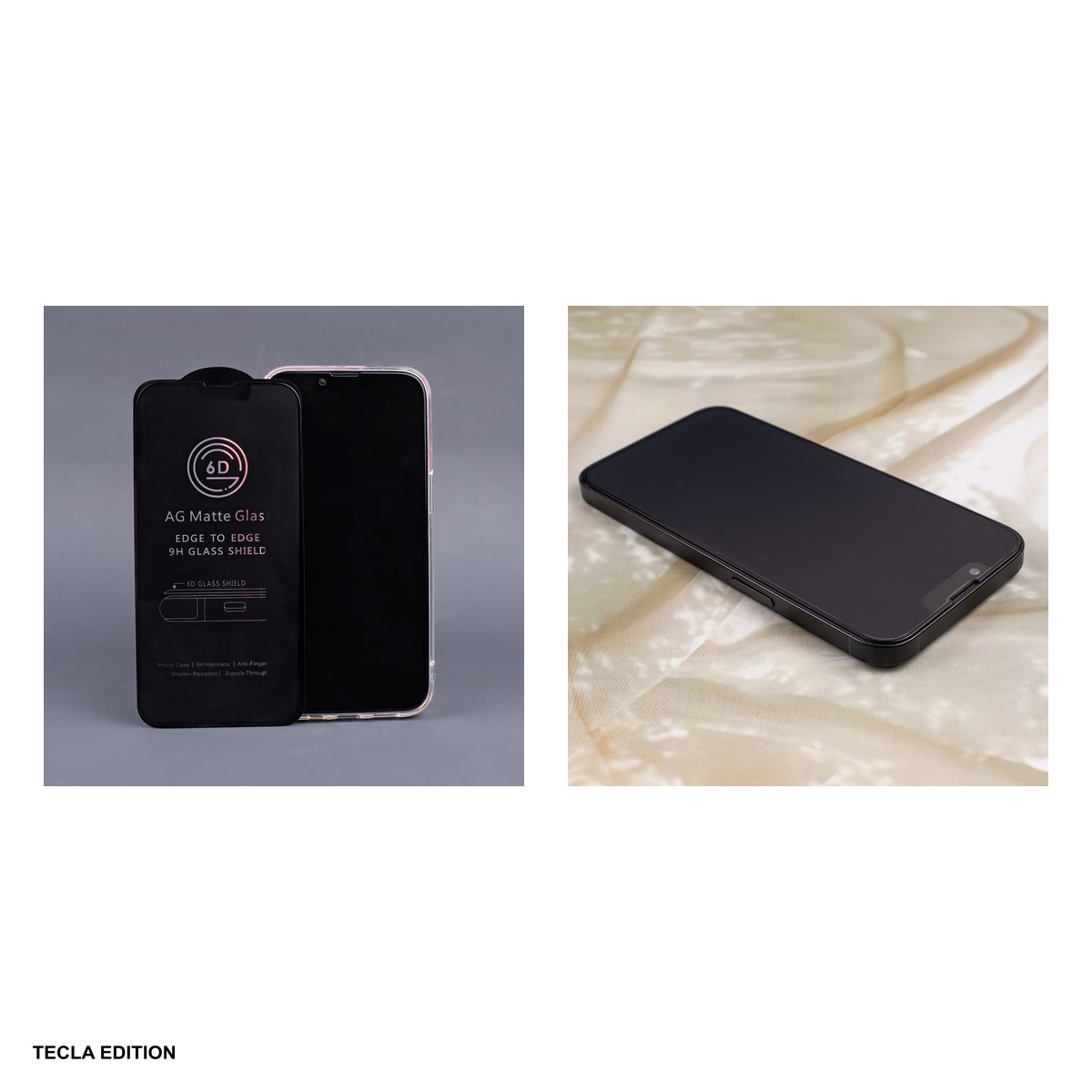 Folie sticla temperata 6D mata, cu rama neagra, pentru Apple iPhone 14 Pro [5]