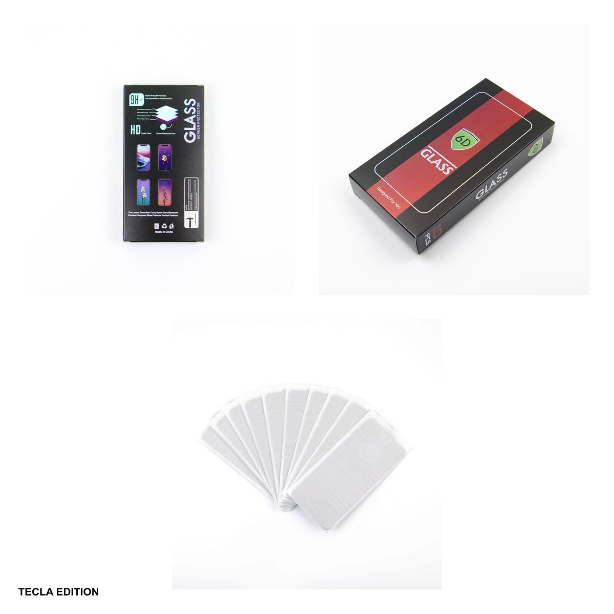 Set 10 folii sticla temperata 6D, cu rama neagra, pentru Apple iPhone 15 Pro [8]