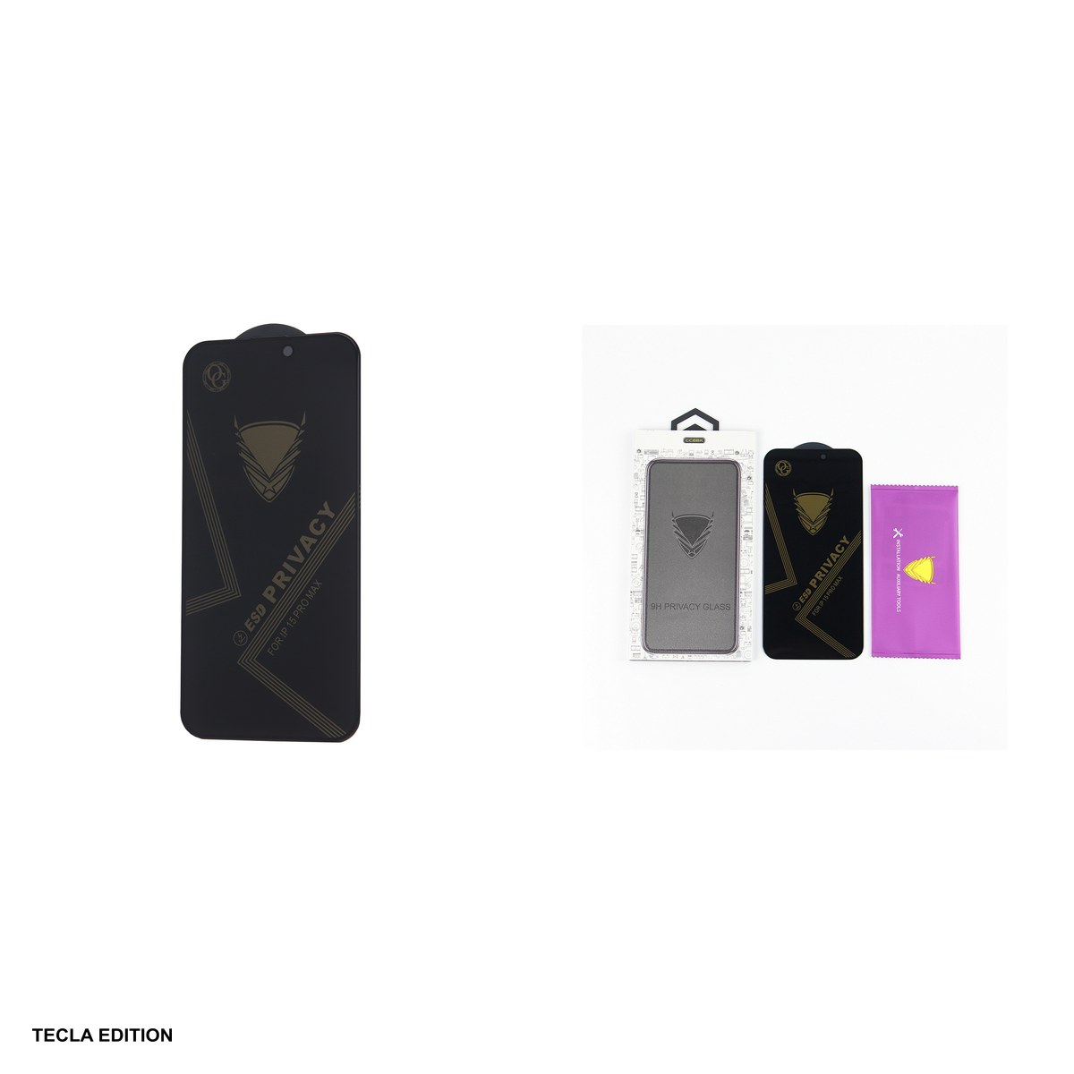 Folie sticla temperata Privacy OG Premium pentru Apple iPhone 17 / iPhone 16 Pro [10]