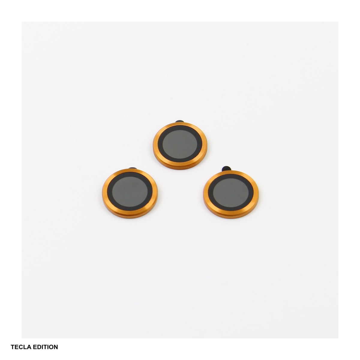 Huse si protectii pentru Apple iPhone 17 Pro - Folie protectie camera, cu rama portocalie, pentru Apple iPhone 17 Pro