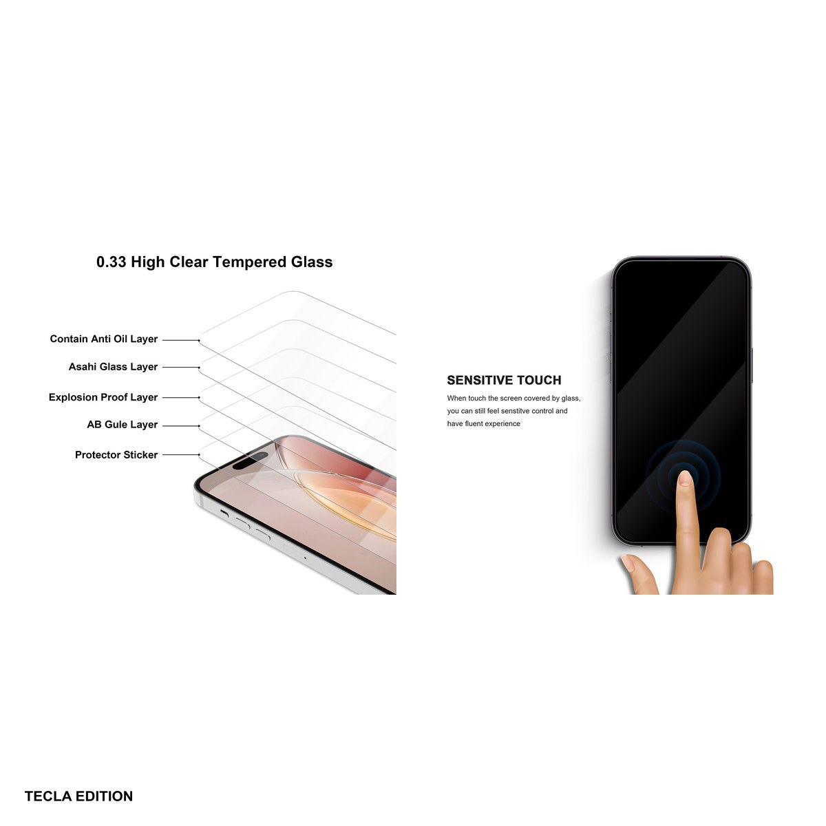 Folie sticla temperata 2,5D Premium pentru Apple iPhone 17 Pro Max / iPhone 16 Pro Max / iPhone 18 Pro Max [5]