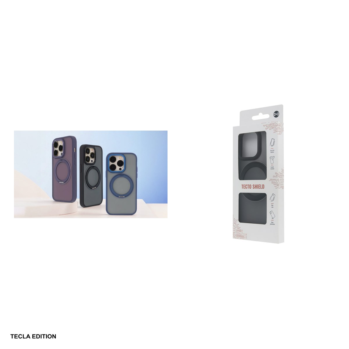Husa Secure Spinning Mag pentru Apple iPhone 13, Carcasa, Mov [5]