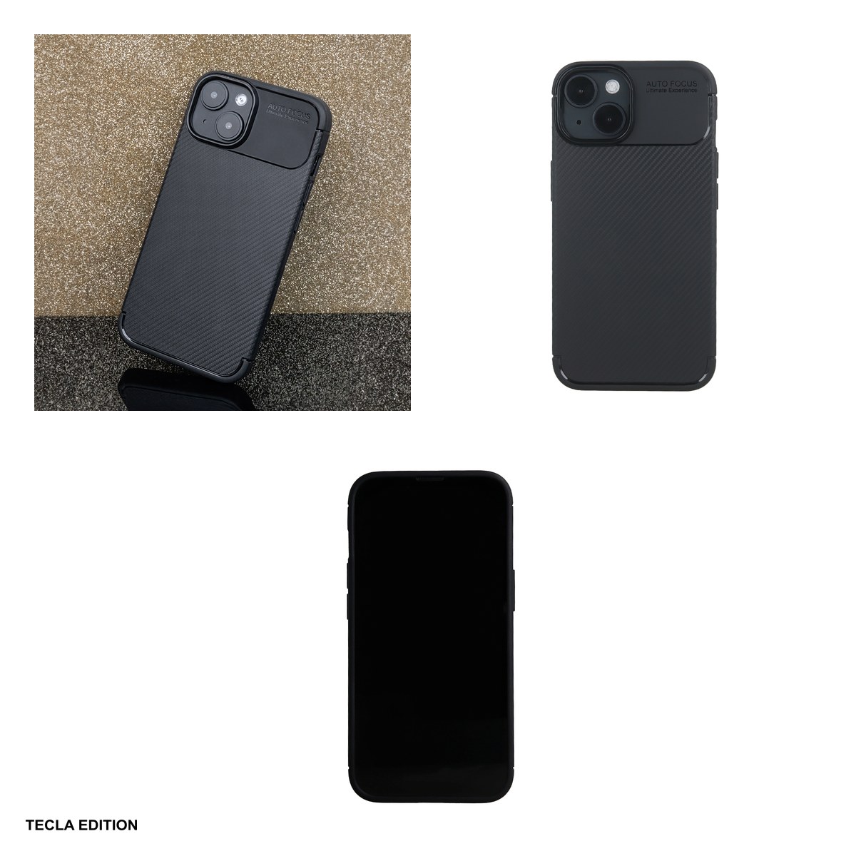 Husa Carbon Black pentru Samsung Galaxy S23 FE, Carcasa, Negru [4]