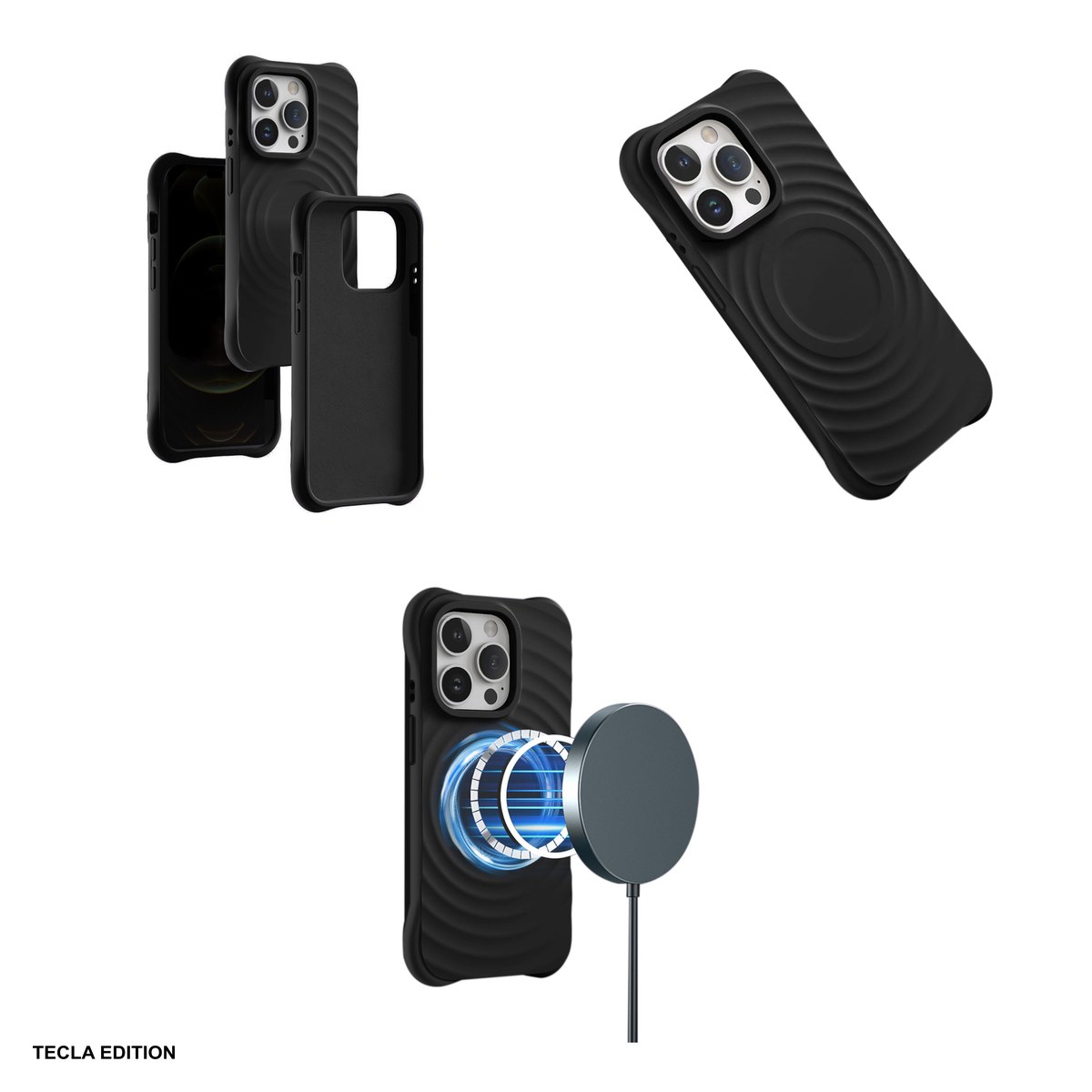 Husa Circle Mag pentru Samsung Galaxy S24 Plus, Carcasa magnetica, Negru [4]