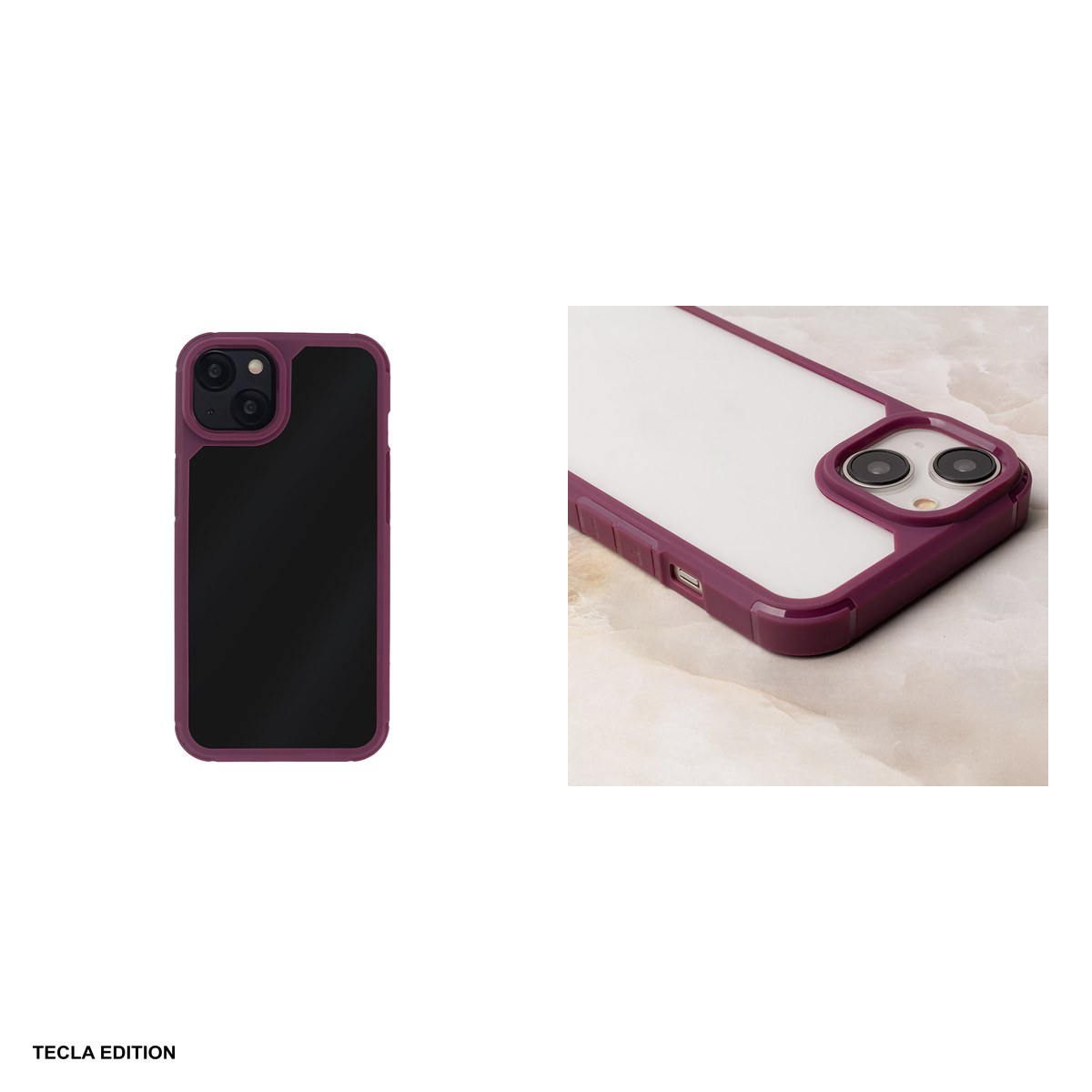 Husa Color Shock pentru Apple iPhone 13 Pro Max, Carcasa, Visiniu [5]