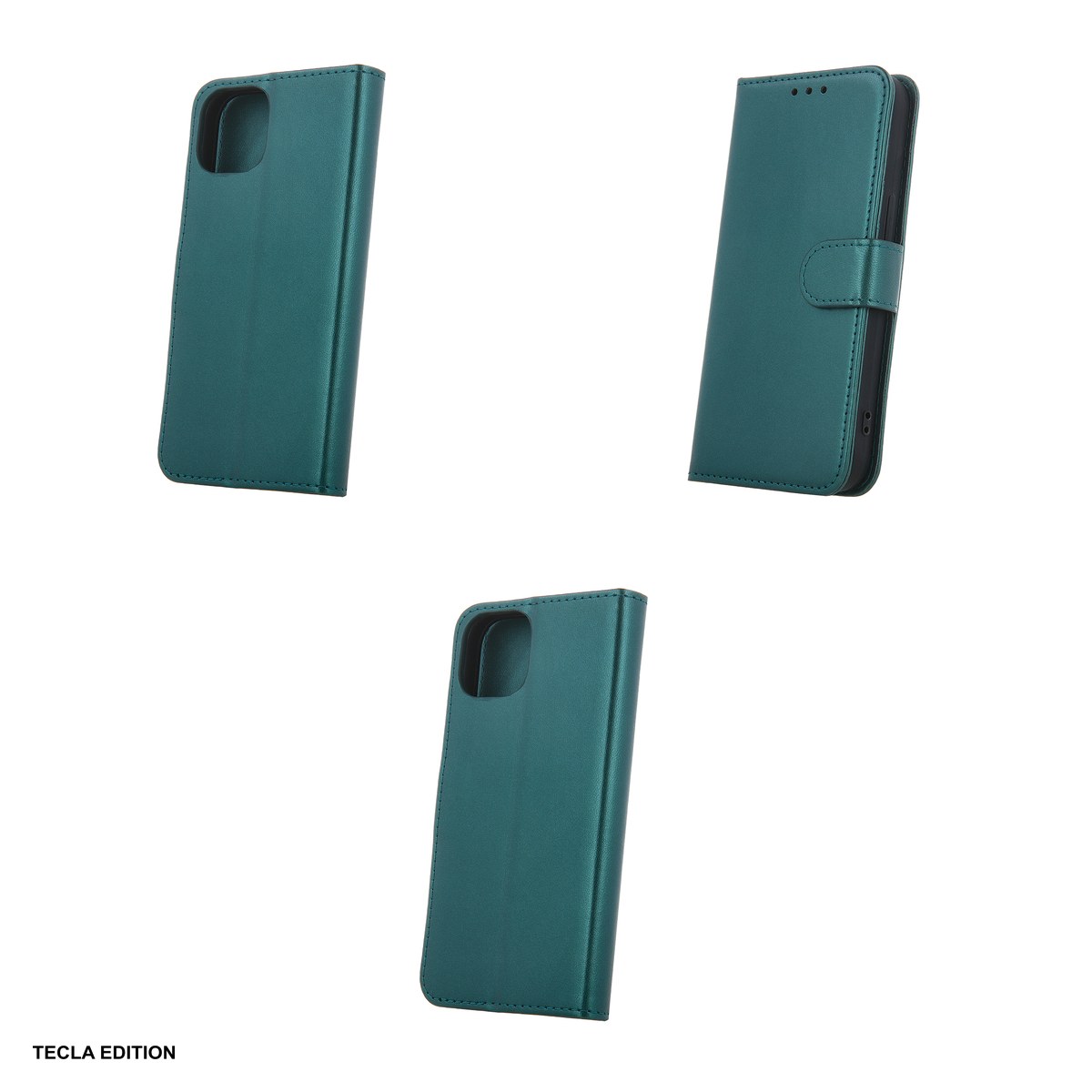 Husa Smart Classic pentru Samsung Galaxy S25 Plus, tip carte cu inchidere magnetica, Verde [4]